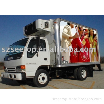 A big mobile &quot;LED TV&quot; to liberate customer on his voyage